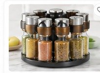 Rotating Spice Rack Organizer